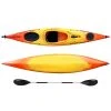 Driftsun Sculpin 12.5 Foot Long Rotomolded Sit-In Kayak, Includes SmartTrack Foot Operated Rudder SPORTING GOODS