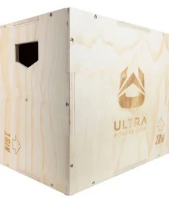 Ultra Fitness Gear 3 In 1 Wood Plyo Box For Jump, Crossfit, Plyometrics. Sizes: 30/24/20, 24/20/16, 20/18/16, Or 16/14/12 SPORTING GOODS