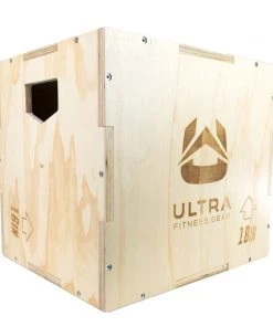 Ultra Fitness Gear 3 In 1 Wood Plyo Box For Jump, Crossfit, Plyometrics. Sizes: 30/24/20, 24/20/16, 20/18/16, Or 16/14/12 SPORTING GOODS