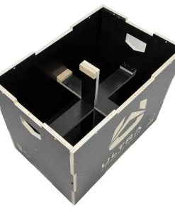 Ultra Fitness Gear 3 In 1 Anti-Slip Wood Plyo Box For Jump, Crossfit, Plyometrics. Sizes: 30/24/20, 24/20/16, 20/18/16, Or 16/14/12