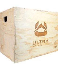 Ultra Fitness Gear 3 In 1 Wood Plyo Box For Jump, Crossfit, Plyometrics. Sizes: 30/24/20, 24/20/16, 20/18/16, Or 16/14/12 SPORTING GOODS