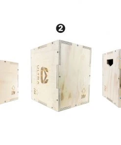 Ultra Fitness Gear 3 In 1 Wood Plyo Box For Jump, Crossfit, Plyometrics. Sizes: 30/24/20, 24/20/16, 20/18/16, Or 16/14/12 SPORTING GOODS