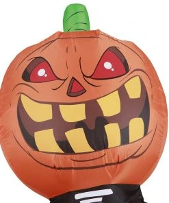 Holidayana 10 Ft Pumpkin Head Reaper With Scythe Halloween Inflatable HOME GOODS