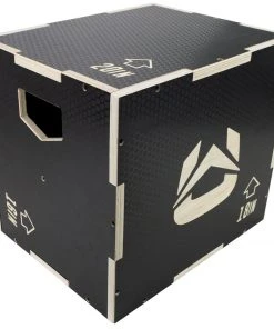 Ultra Fitness Gear 3 In 1 Anti-Slip Wood Plyo Box For Jump, Crossfit, Plyometrics. Sizes: 30/24/20, 24/20/16, 20/18/16, Or 16/14/12