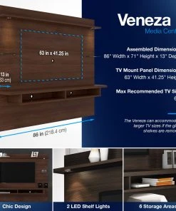 Marketfleet Inc. Veneza Home Entertainment And Media Center