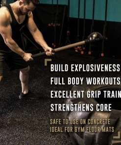 Ultra Fitness Gear Ultra Fitness Workout Mace Bell - 8 & 12 Lbs Sledge Hammer With Anti-Slip Handle For Functional Core Training Exercise