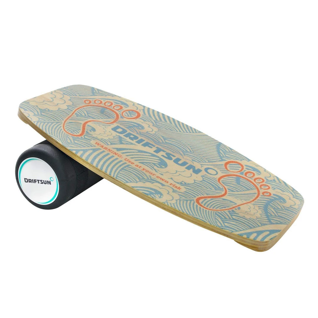 SPORTING GOODS DriftSun Classic Balance Board Hardwood Balance Trainer With Roller 3 SPORTING GOODS DriftSun Classic Balance Board Hardwood Balance Trainer With Roller