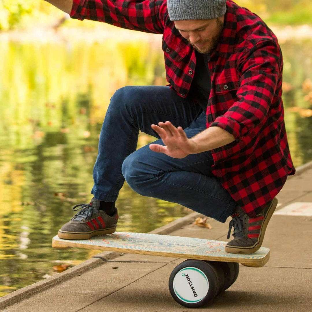 SPORTING GOODS DriftSun Classic Balance Board Hardwood Balance Trainer With Roller 6 SPORTING GOODS DriftSun Classic Balance Board Hardwood Balance Trainer With Roller