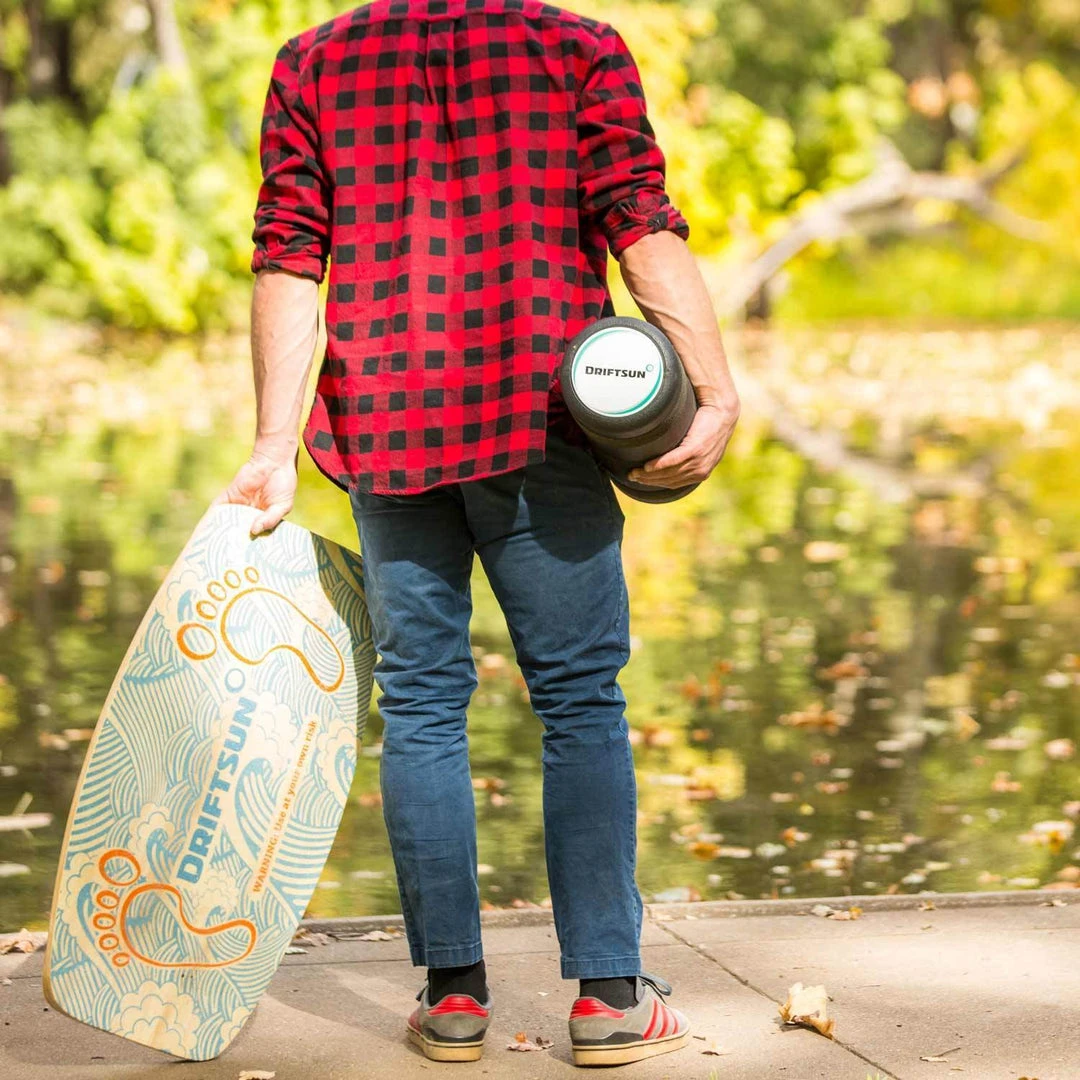 SPORTING GOODS DriftSun Classic Balance Board Hardwood Balance Trainer With Roller 8 SPORTING GOODS DriftSun Classic Balance Board Hardwood Balance Trainer With Roller