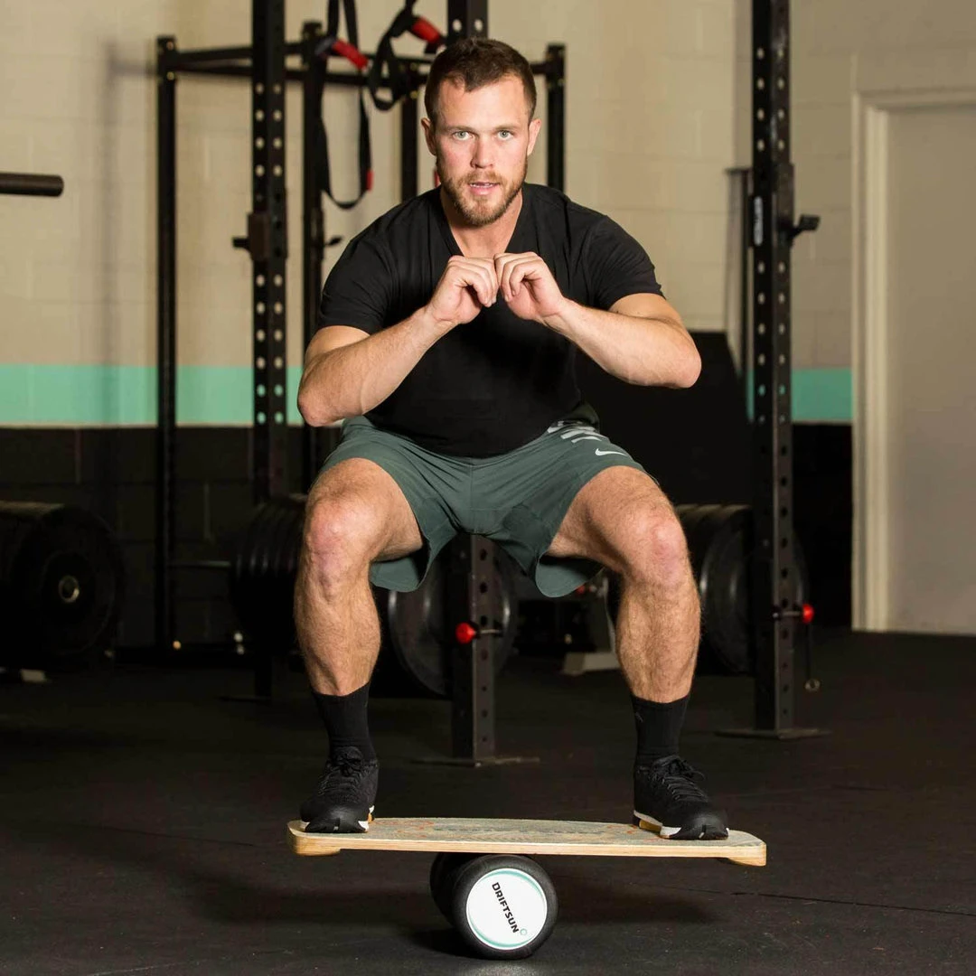 SPORTING GOODS DriftSun Classic Balance Board Hardwood Balance Trainer With Roller 11 SPORTING GOODS DriftSun Classic Balance Board Hardwood Balance Trainer With Roller