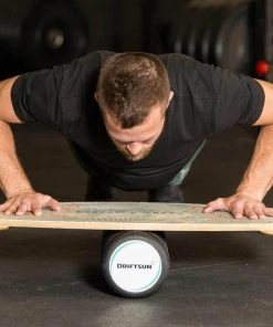 SPORTING GOODS DriftSun Classic Balance Board Hardwood Balance Trainer With Roller 23 SPORTING GOODS DriftSun Classic Balance Board Hardwood Balance Trainer With Roller