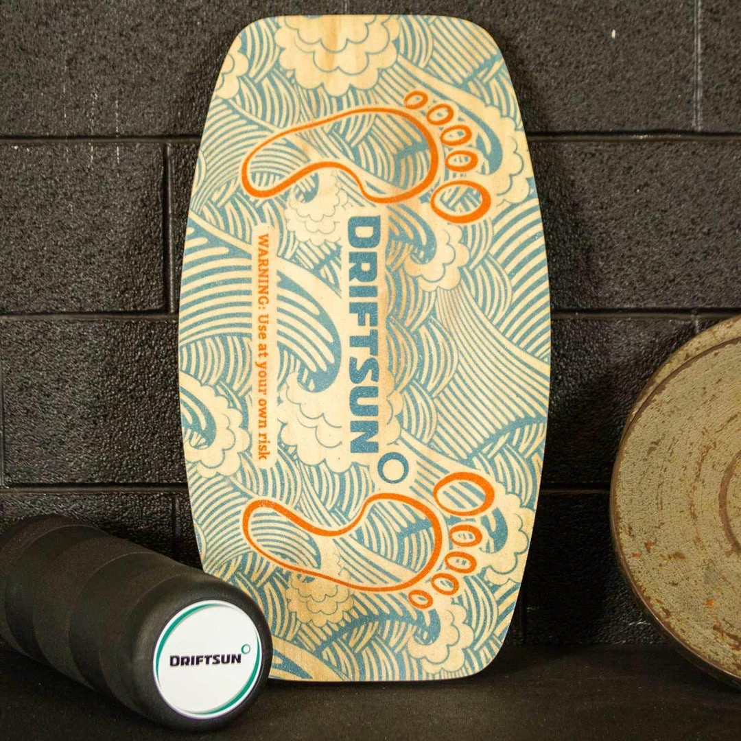 SPORTING GOODS DriftSun Classic Balance Board Hardwood Balance Trainer With Roller 10 SPORTING GOODS DriftSun Classic Balance Board Hardwood Balance Trainer With Roller