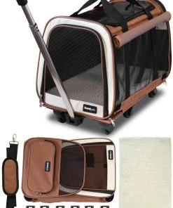 Marketfleet Inc. Outdoors Airline Approved Rolling Pet Travel Carrier