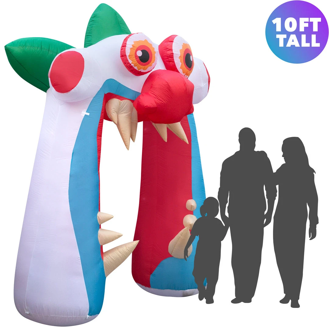 Holidayana 10 Ft Clown Arch Halloween Inflatable 7 Holidayana 10 Ft Clown Arch Halloween Inflatable