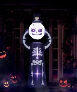 Holidayana HOME GOODS 5 Ft Spooky Headless Skeleton Halloween Inflatable