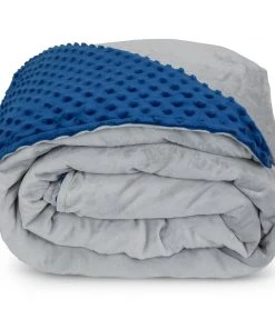 Moonstone HOME GOODS Premium Weighted Blanket In Minky Duvet Cover