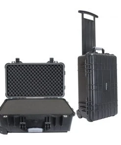 Elkton Outdoors SPORTING GOODS 22 Inch PISTOL HARD ROLLING GUN CASE- TSA APPROVED: CRUSH RESISTANT & WATERPROOF