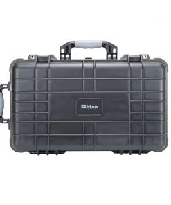 Elkton Outdoors SPORTING GOODS 22 Inch PISTOL HARD ROLLING GUN CASE- TSA APPROVED: CRUSH RESISTANT & WATERPROOF