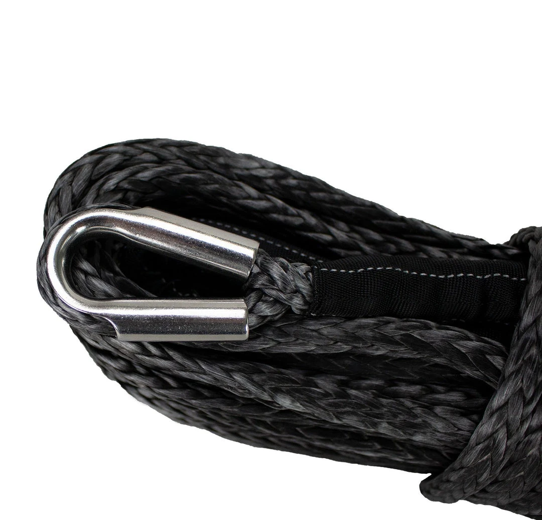 Rakapak UHMWPE 100ft Synthetic 3/8 In Winch Line 22,000 LBS Breaking Strength With Soft Shackle Rope, Abrasion Sleeve 9 Rakapak UHMWPE 100ft Synthetic 3/8 In Winch Line 22,000 LBS Breaking Strength With Soft Shackle Rope, Abrasion Sleeve