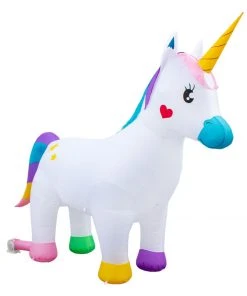 Holidayana Inflatable Unicorn Decoration With Built-In Fan And LED Lights HOME GOODS