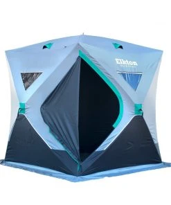 Elkton Outdoors Portable 3-Person Ice Fishing Tent Shelter With Ventilation Windows & Carry Pack SPORTING GOODS 17 Elkton Outdoors Portable 3-Person Ice Fishing Tent Shelter With Ventilation Windows & Carry Pack SPORTING GOODS