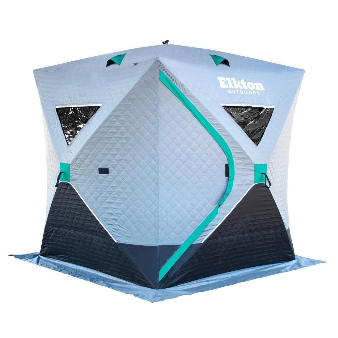 Elkton Outdoors Insulated Premium Portable 3-Person Ice Fishing Tent With Ventilation Windows & Carry Pack SPORTING GOODS 3 Elkton Outdoors Insulated Premium Portable 3-Person Ice Fishing Tent With Ventilation Windows & Carry Pack SPORTING GOODS