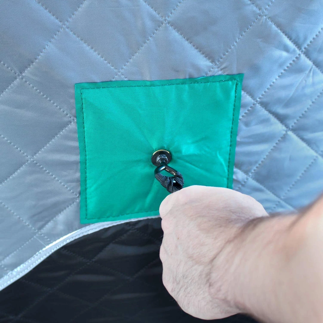 Elkton Outdoors Insulated Premium Portable 3-Person Ice Fishing Tent With Ventilation Windows & Carry Pack SPORTING GOODS 6 Elkton Outdoors Insulated Premium Portable 3-Person Ice Fishing Tent With Ventilation Windows & Carry Pack SPORTING GOODS