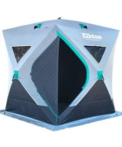 Elkton Outdoors Insulated Premium Portable 3-Person Ice Fishing Tent With Ventilation Windows & Carry Pack SPORTING GOODS 15 Elkton Outdoors Insulated Premium Portable 3-Person Ice Fishing Tent With Ventilation Windows & Carry Pack SPORTING GOODS