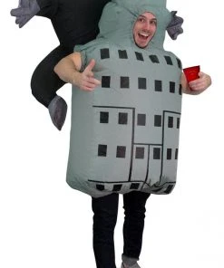 Holidayana Halloween Building And Gorilla Inflatable Costume