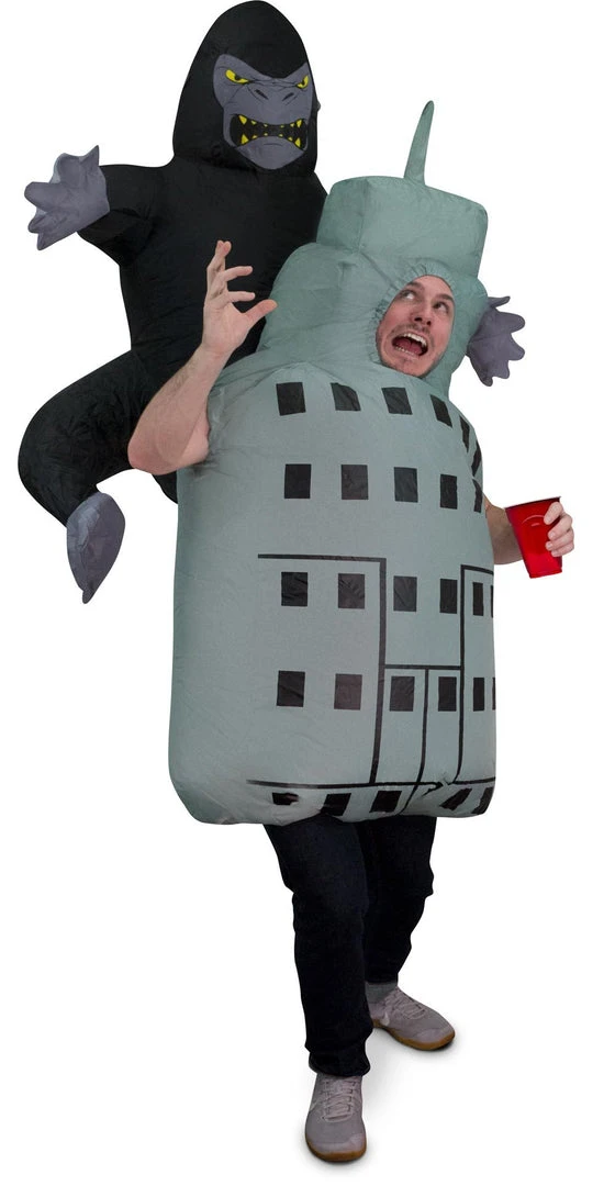 Holidayana Halloween Building And Gorilla Inflatable Costume 3 Holidayana Halloween Building And Gorilla Inflatable Costume