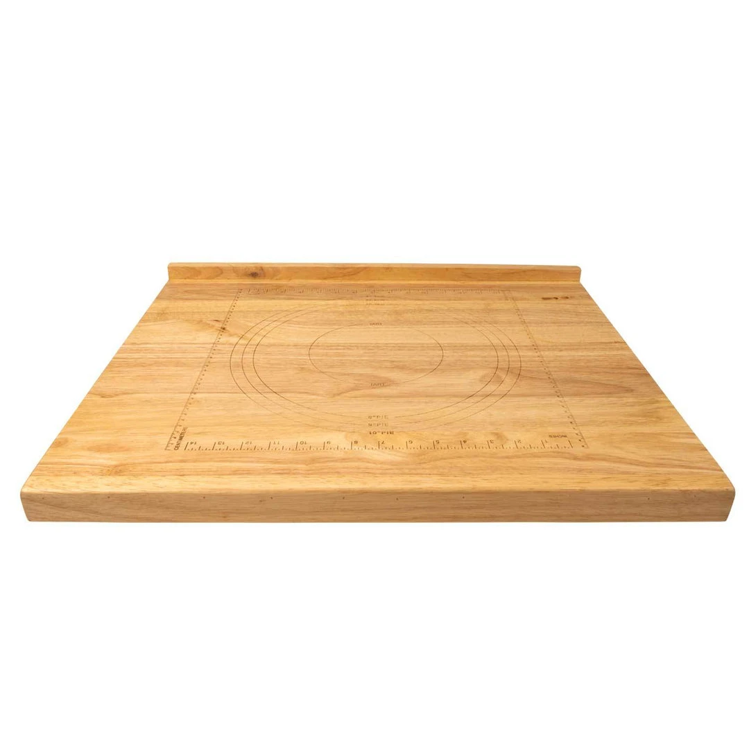 Zelancio HOME GOODS Reversible Wooden Pastry Board With 10-Inch Ruler, Includes, 9-Inch And 10-Inch Pie Template, With Front And Back Lip 5 Zelancio HOME GOODS Reversible Wooden Pastry Board With 10-Inch Ruler, Includes, 9-Inch And 10-Inch Pie Template, With Front And Back Lip