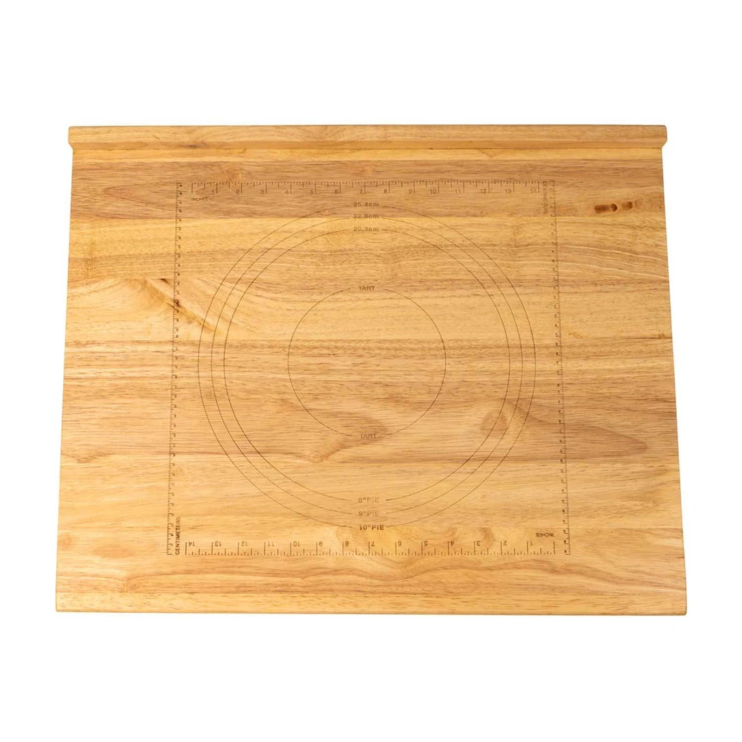 Zelancio HOME GOODS Reversible Wooden Pastry Board With 10-Inch Ruler, Includes, 9-Inch And 10-Inch Pie Template, With Front And Back Lip 7 Zelancio HOME GOODS Reversible Wooden Pastry Board With 10-Inch Ruler, Includes, 9-Inch And 10-Inch Pie Template, With Front And Back Lip