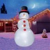 Holidayana Inflatable Christmas 15 Ft. Giant Snowman Decoration With Built-In Fan And LED Lights