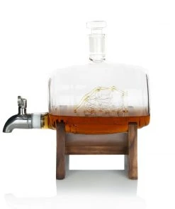 Atterstone Whiskey Barrel Decanter Set HOME GOODS