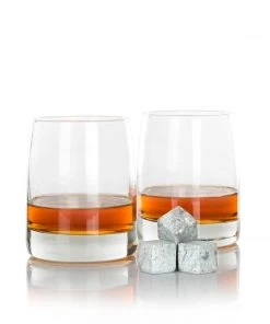Atterstone Diamond Decanter Set With Whiskey Stones And Lowball Glasses 11 Atterstone Diamond Decanter Set With Whiskey Stones And Lowball Glasses