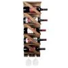 Atterstone Rustic Wine Rack With Hanging Stemware Slots: Holds 5 Bottles And 2 Glasses HOME GOODS
