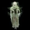 Holidayana Patio & Outdoors Animatronic Floating Skeleton - Sound And Touch Activated Halloween Decoration With Lighted Eyes And Scary Sounds