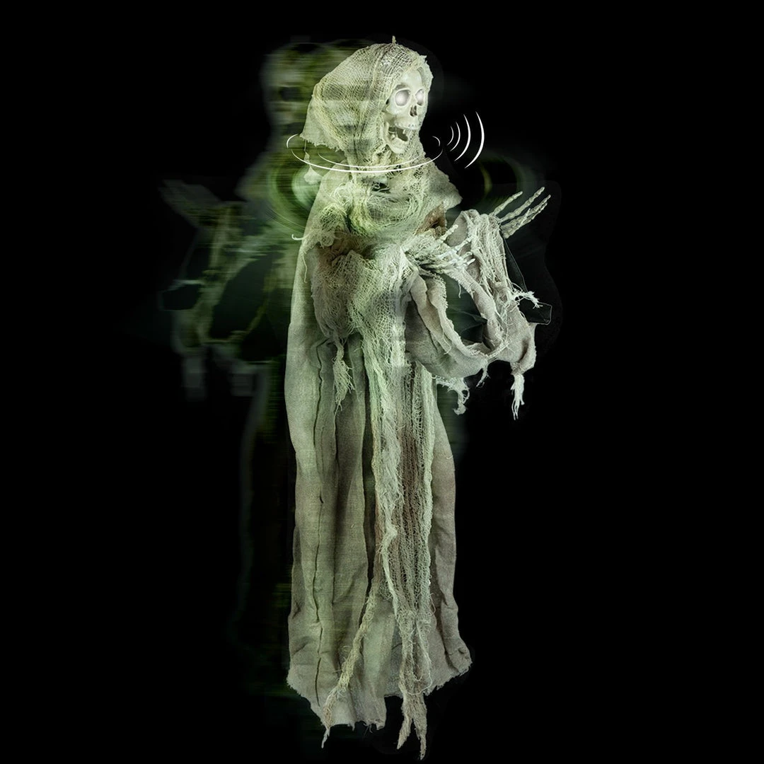 Holidayana Patio & Outdoors Animatronic Floating Skeleton - Sound And Touch Activated Halloween Decoration With Lighted Eyes And Scary Sounds 5 Holidayana Patio & Outdoors Animatronic Floating Skeleton - Sound And Touch Activated Halloween Decoration With Lighted Eyes And Scary Sounds