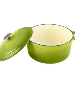Zelancio 6 Quart Enameled Cast Iron Dutch Oven With Lid