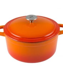 Zelancio 6 Quart Enameled Cast Iron Dutch Oven With Lid