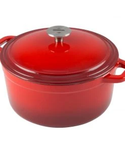 Zelancio 6 Quart Enameled Cast Iron Dutch Oven With Lid