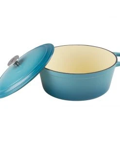 Zelancio 6 Quart Oval Enameled Cast Iron Dutch Oven With Lid HOME GOODS