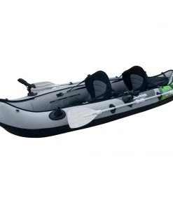 Elkton Outdoors Cormorant Inflatable 2 Person Fishing Kayak Set With 6 Rod Holders, Paddles, Double Action Pump 15 Elkton Outdoors Cormorant Inflatable 2 Person Fishing Kayak Set With 6 Rod Holders, Paddles, Double Action Pump