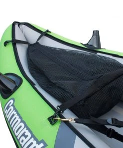 Elkton Outdoors Cormorant Inflatable 2 Person Fishing Kayak Set With 6 Rod Holders, Paddles, Double Action Pump 17 Elkton Outdoors Cormorant Inflatable 2 Person Fishing Kayak Set With 6 Rod Holders, Paddles, Double Action Pump