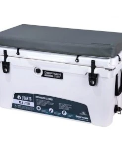 Premium Cooler Seat Cushion With Mounting Hardware - Fits 45Q Driftsun Ice Chests