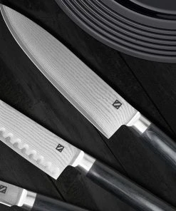 Zelancio HOME GOODS 7 Piece Japanese VG-10 Damascus Steel Chef Knife Set 13 Zelancio HOME GOODS 7 Piece Japanese VG-10 Damascus Steel Chef Knife Set