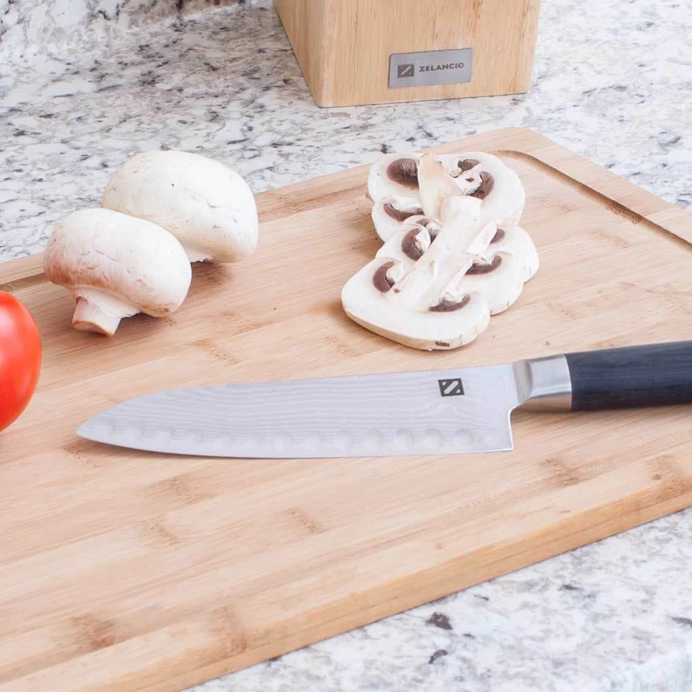 Zelancio HOME GOODS 7 Piece Japanese VG-10 Damascus Steel Chef Knife Set 11 Zelancio HOME GOODS 7 Piece Japanese VG-10 Damascus Steel Chef Knife Set