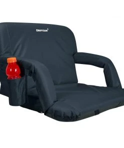 Games & Recreation Driftsun Folding Stadium Seat, Reclining Bleacher Chair