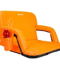 Games & Recreation Driftsun Folding Stadium Seat, Reclining Bleacher Chair