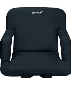 Games & Recreation Driftsun Folding Stadium Seat, Reclining Bleacher Chair